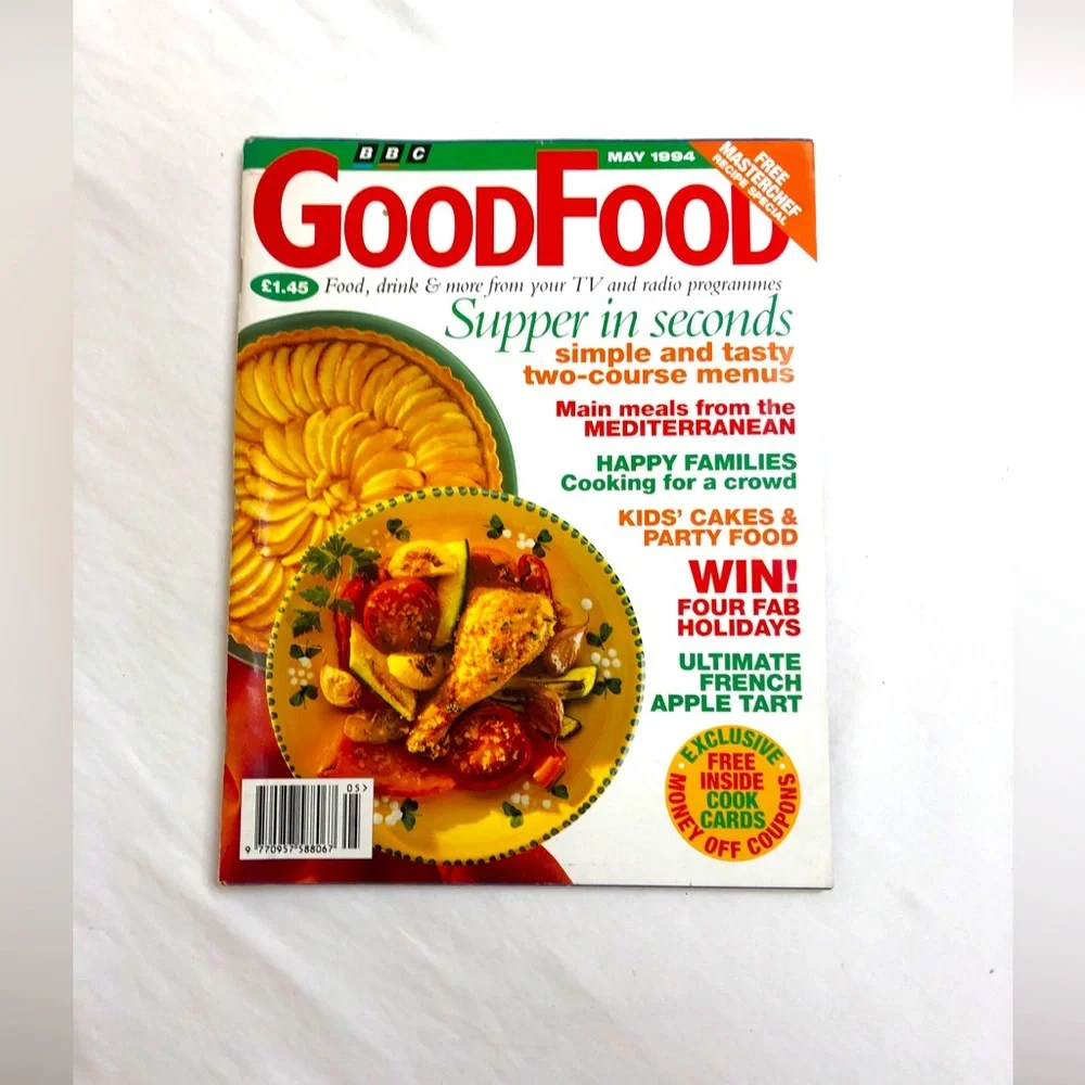 BBC Good Food Magazines Lot of 3 British Food April 1993 April 1998 May 1994